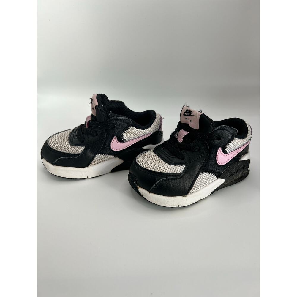 Nike Air Max Excee TD Black Light Arctic Pink Slip On Shoe Toddler Girl Size 5C - Picture 4 of 7